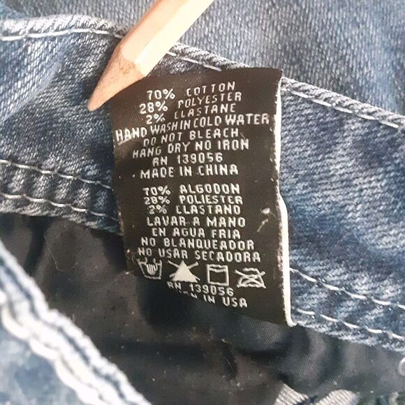 Grace in LA Women's Embroidered Pockets Stretch Bootcut Jeans Size 28X31 Aztec - Picture 5 of 10